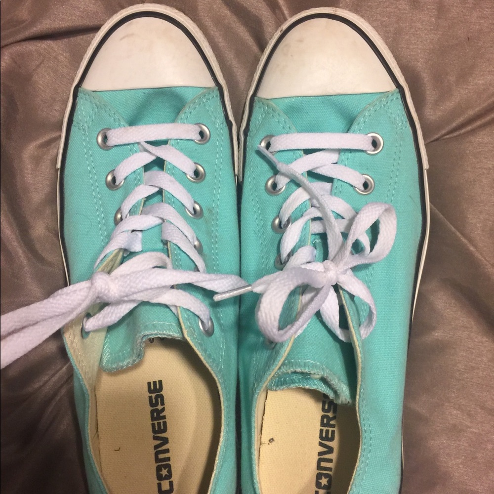Mint green chucks